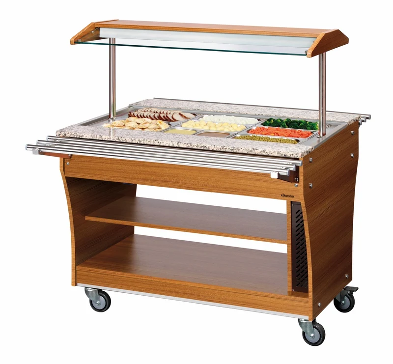 Bartscher Buffetwagen, warm, 3x 1/1GN