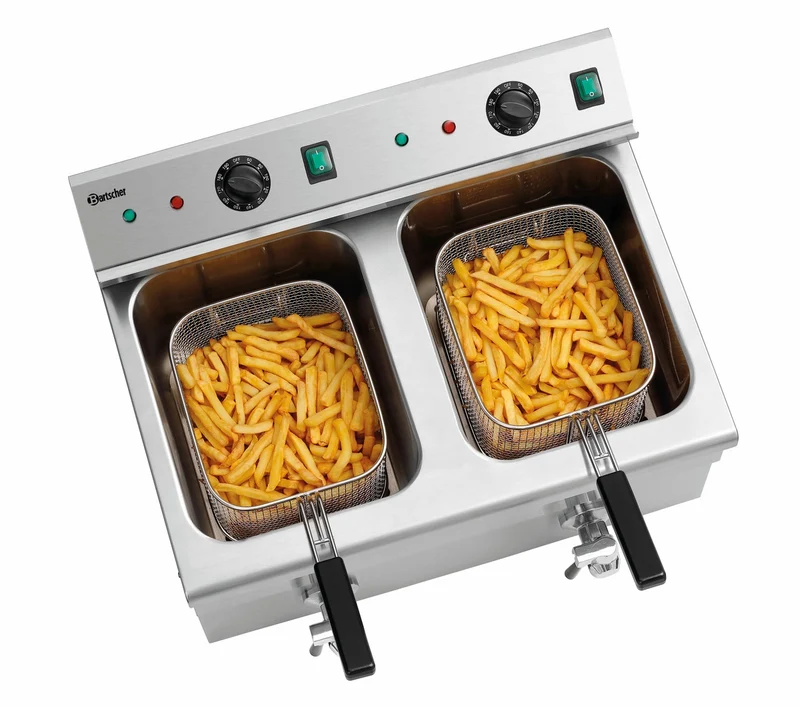 Bartscher Induktions-Fritteuse 2x8L Plus