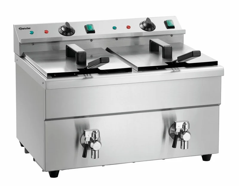 Bartscher Induktions-Fritteuse 2x8L Plus