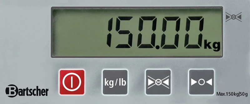 Bartscher Digitalwaage, 150Kg, 50g