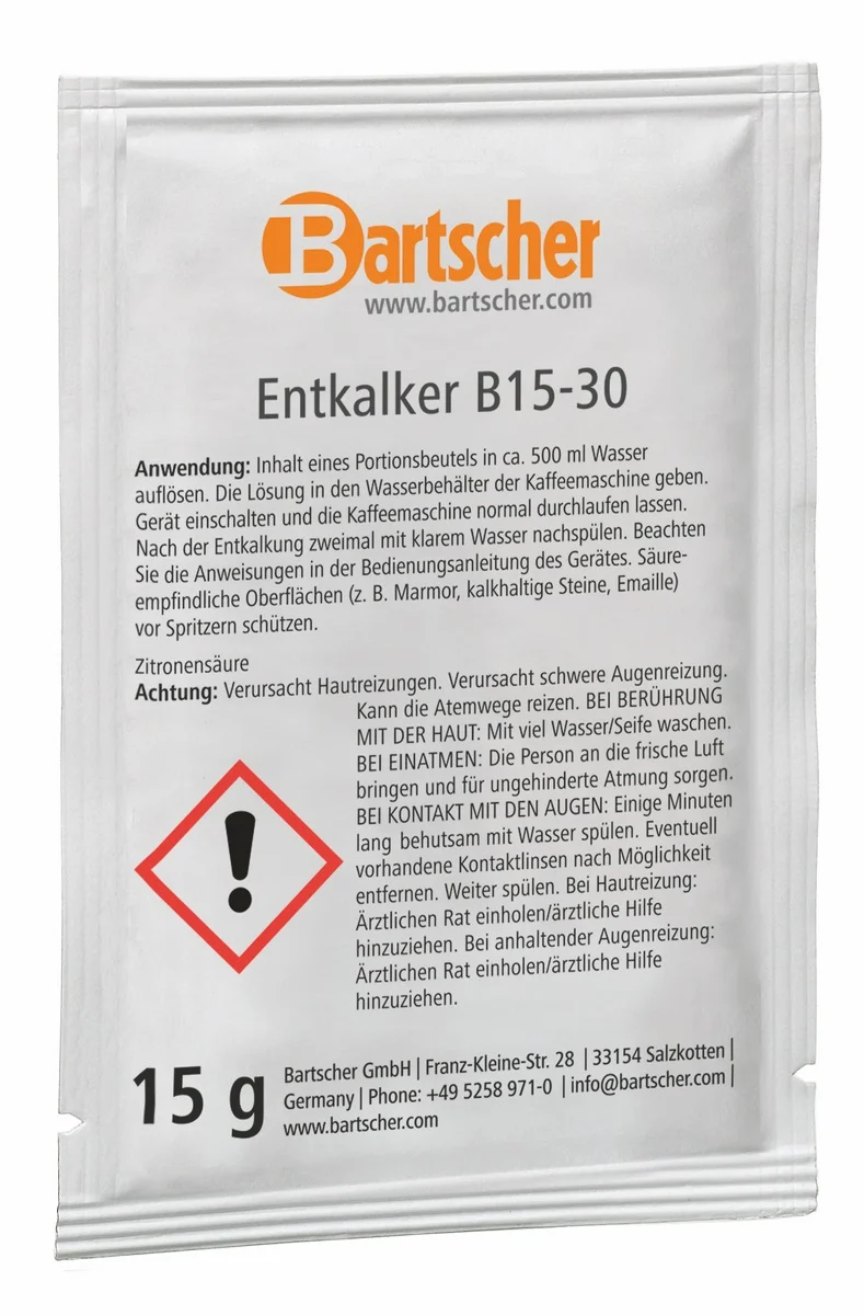 Bartscher Entkalker B15-30