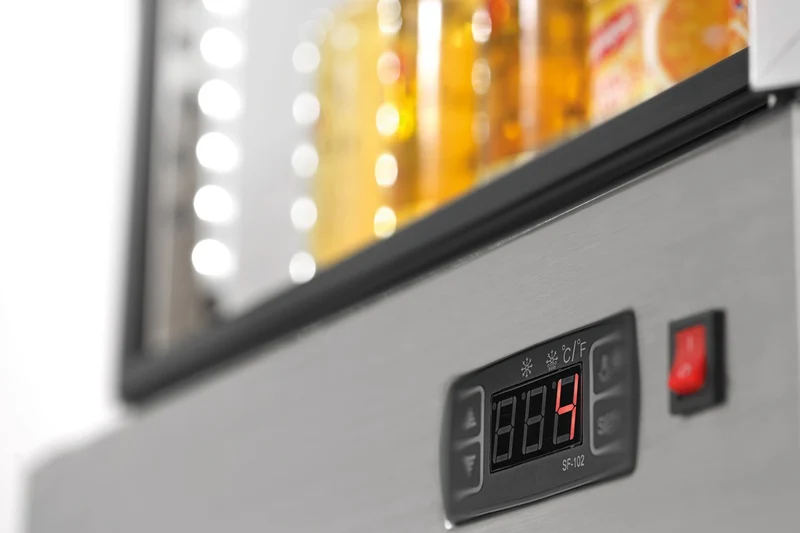Bartscher Mini-Kühlvitrine 78L, Edelstahl