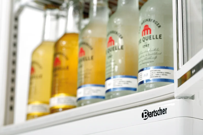 Bartscher Mini-Kühlvitrine 78L, weiß