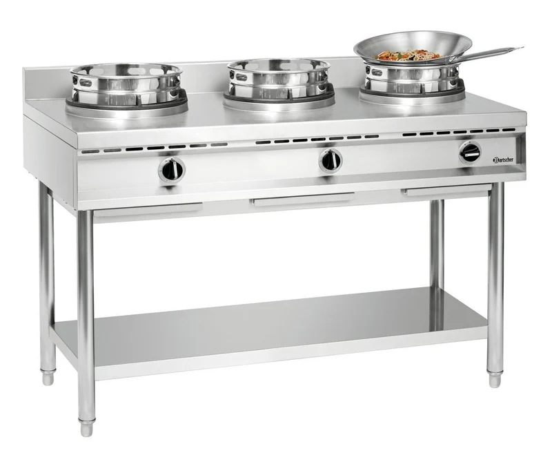 Bartscher Wok-Herd, 3 Brenner