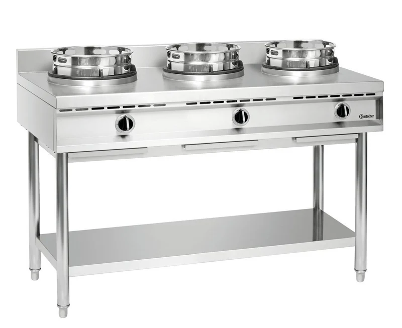 Bartscher Wok-Herd, 3 Brenner