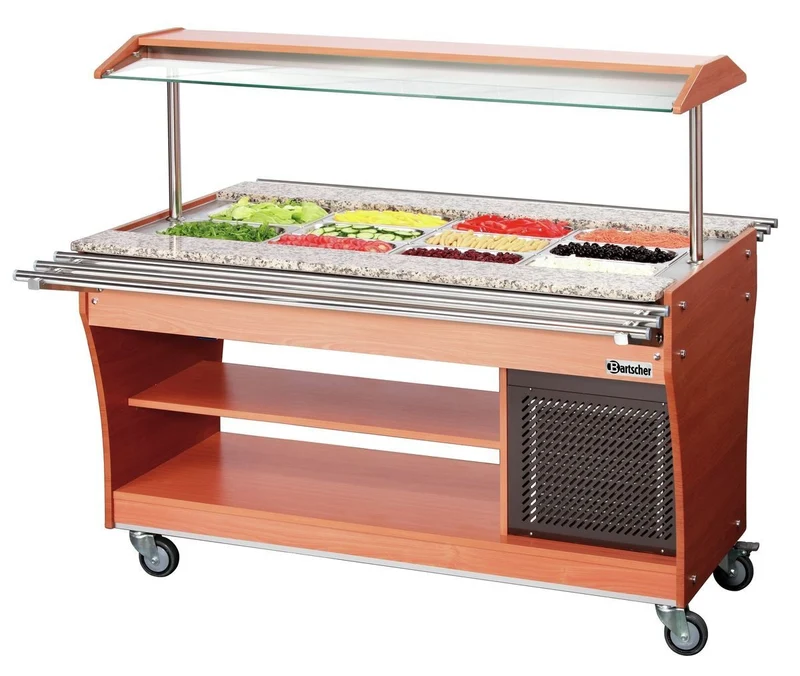 Bartscher Tablettrutsche, 1 Stück, 4x 1/1 GN