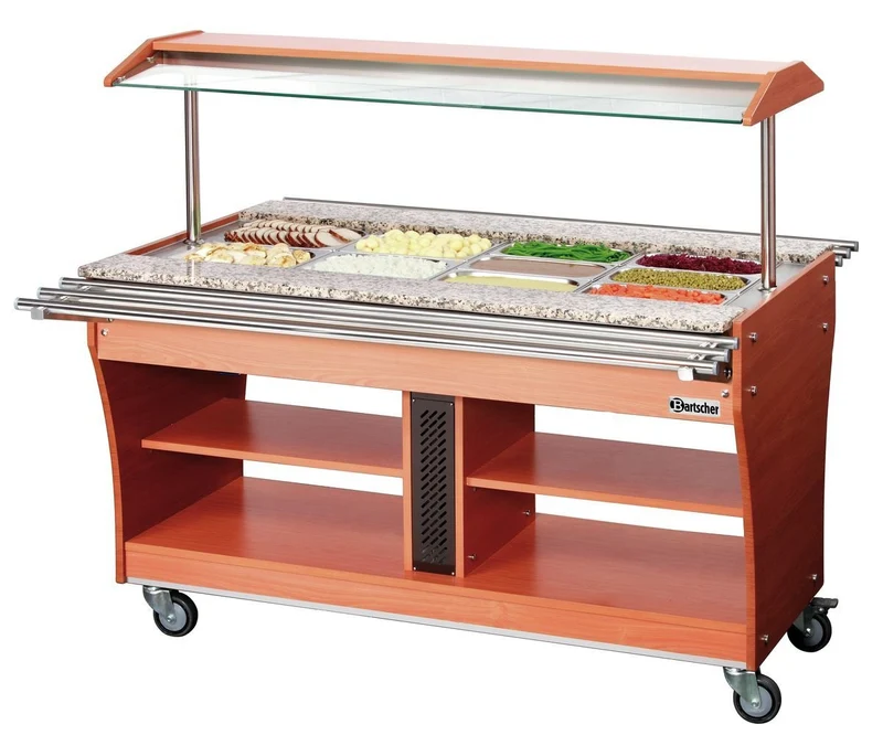 Bartscher Tablettrutsche, 1 Stück, 4x 1/1 GN