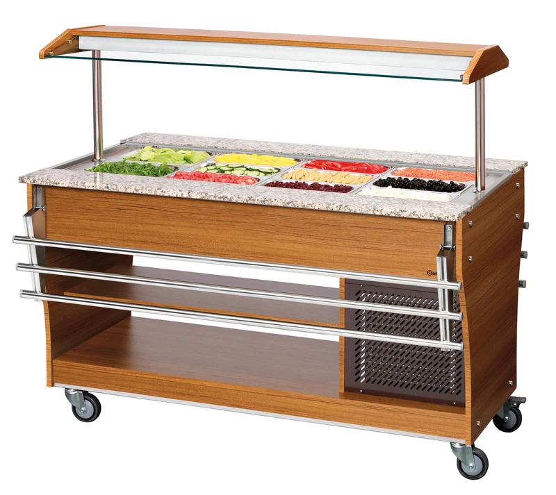 Bartscher Tablettrutsche, 1 Stück, 4x 1/1 GN