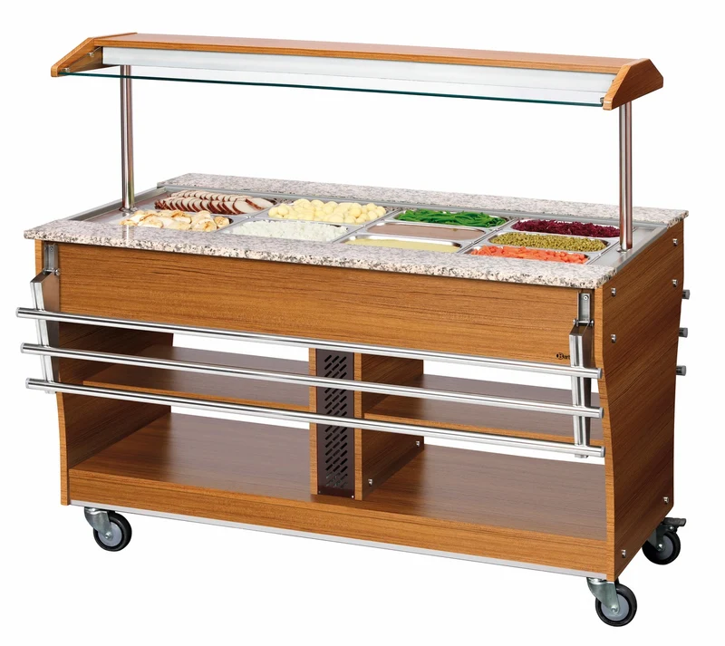Bartscher Tablettrutsche, 1 Stück, 4x 1/1 GN