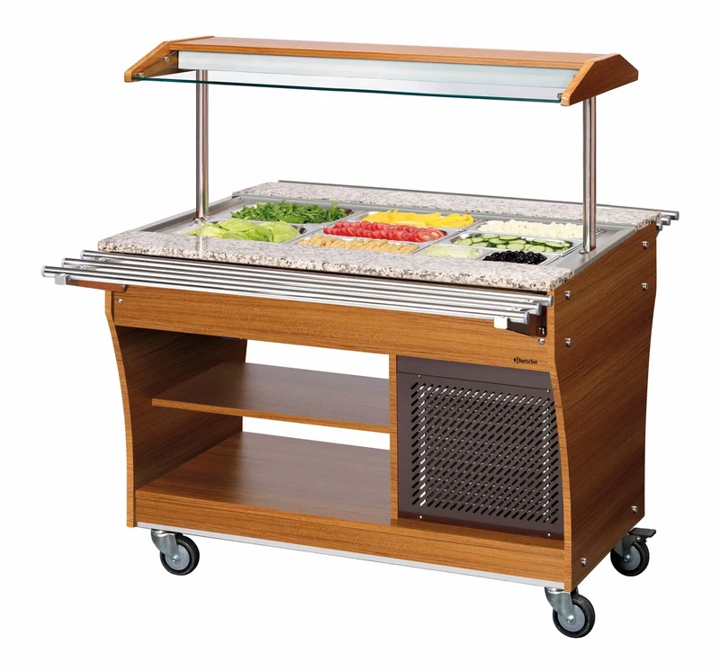 Bartscher Tablettrutsche, 1 Stück, 3x 1/1 GN