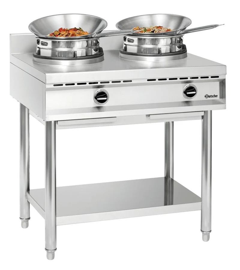 Bartscher Wok-Herd, 2 Brenner