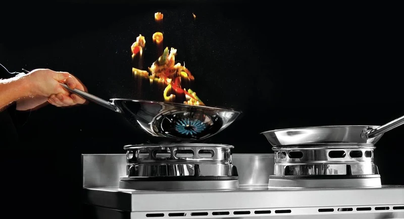 Bartscher Wok-Herd, 2 Brenner