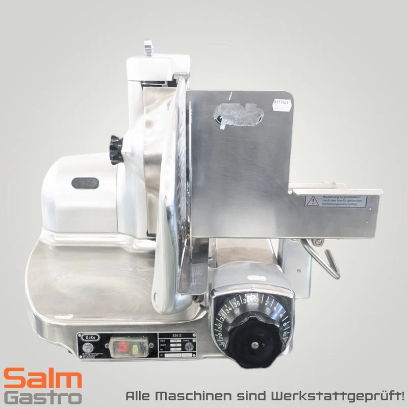 Deko Aufschnittmaschine 834s Farbe Silber gebraucht