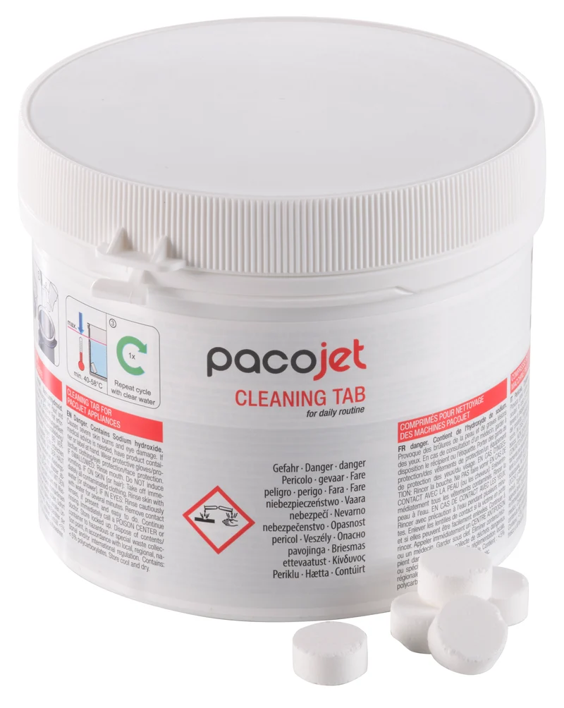 PacoJet 2 PLUS Profi Aktions-Set inkl. 10er Chromstahlbecher Set und Reinigungstabletten
