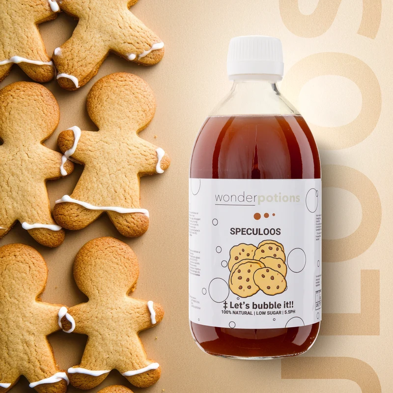 6x 500 ml Aroma Spekulatius Wonderpotion für Wonder Bubbles Maschine Aromatisierte Flüssigkeit