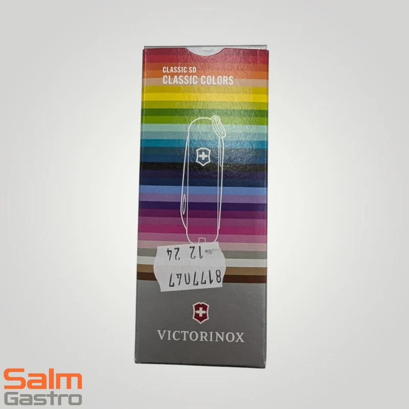 Victorinox Taschenmesser Classic SD in Salm orange und Salm Logo 58mm