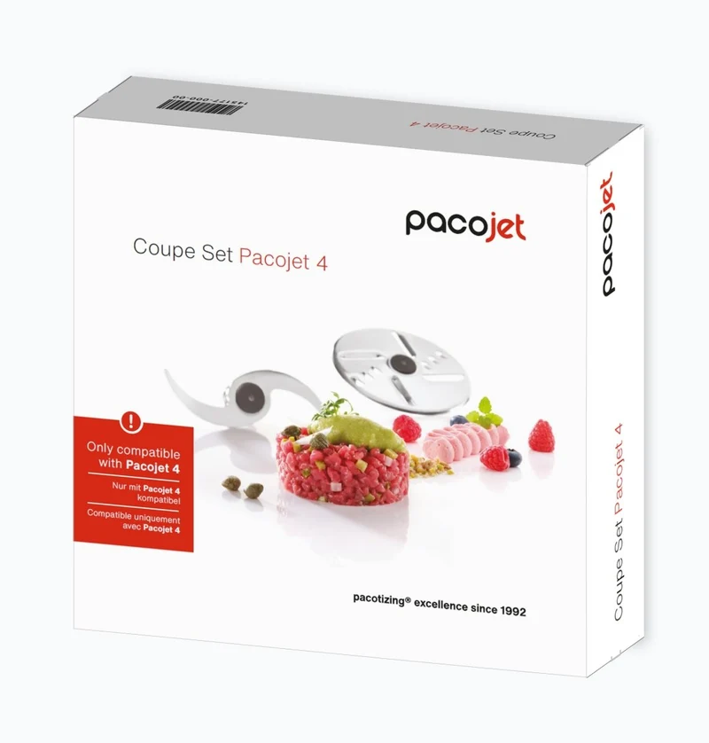 Pacojet 4 inkl. 12er Becher Set, Reinigungstabletten und Coupe Set 4