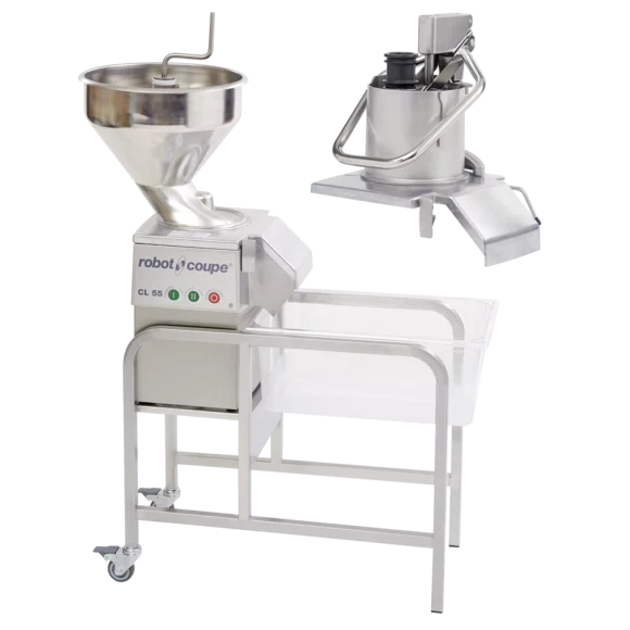 Robot-Coupe CL 55 mit 2 Einfüllaufsätzen Gemüseschneider 400V