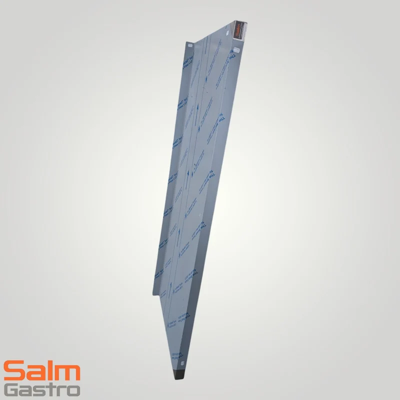 Arbeitsplatte CNS 1725x700x50 Stärke 1,5mm Aufkantung hinten 50mm