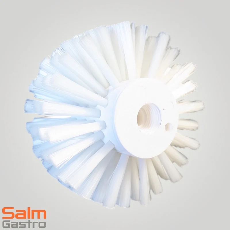 Vikan Tankbürste weiss 120xD135 ohne Stiel rund Borsten weich Polyester