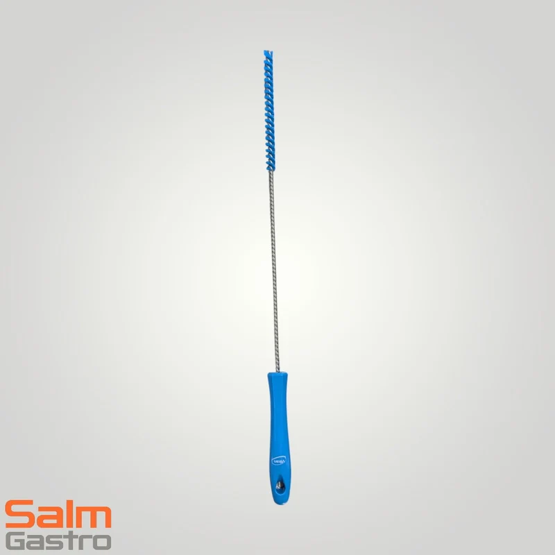 Vikan Rohrbürste blau mit Stiel 480mm Ø10mm hart