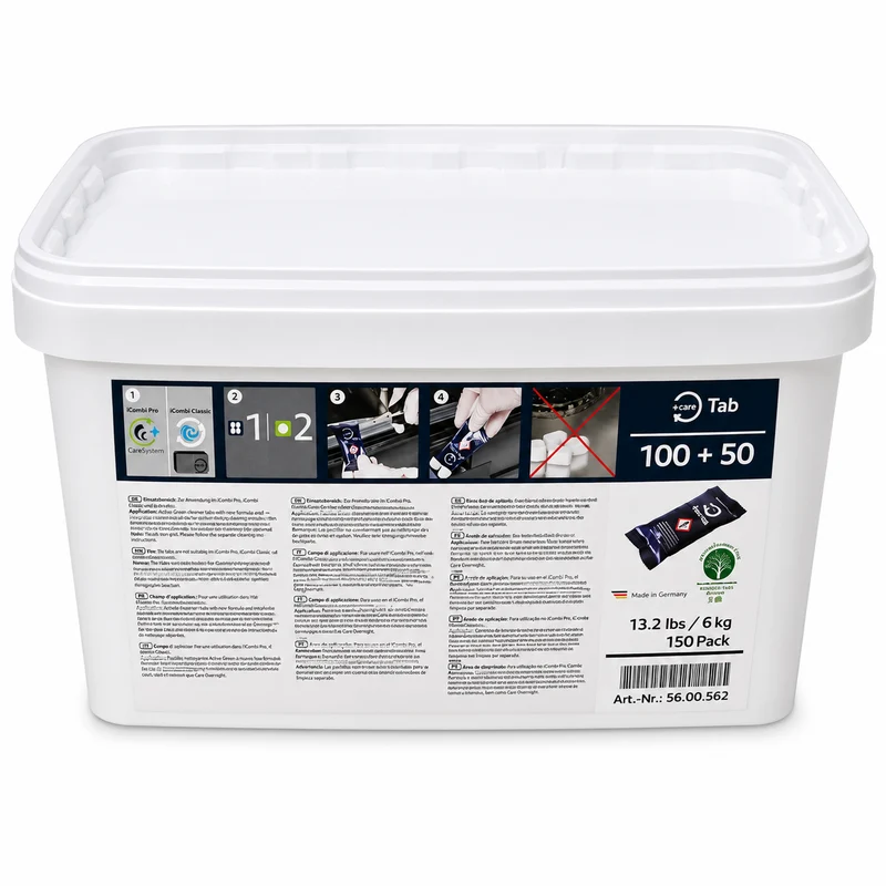 Rational Kombidämpfer iCombi Pro 6-1/1 Elektro inklusive 6x Risoli Grillpallte GN 1/1, 2x Rational Reiniger Tabs Active, 1x Rational Klarspüler Tabs mit Care Control