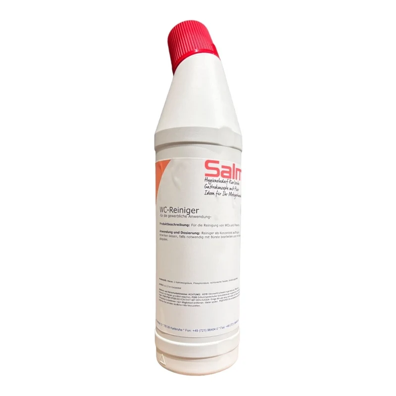 Salm WC Reiniger für Toilette und Pissoir VPE KT=15FL FL=750ML Restposten Sonderposten