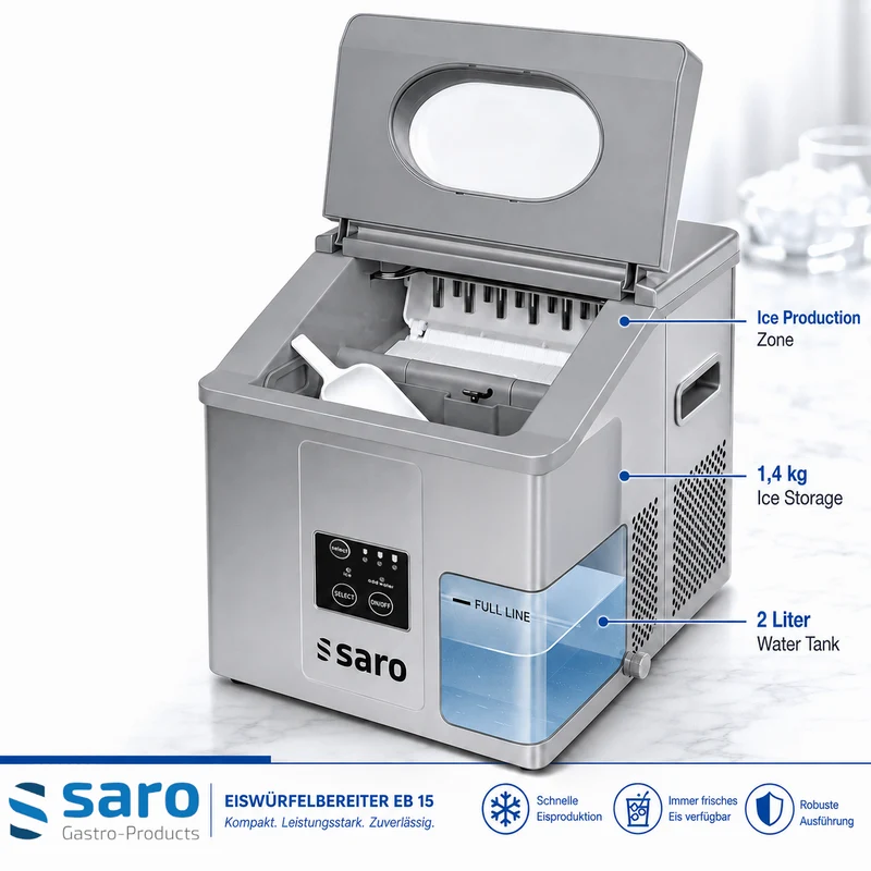 Saro Eiswürfelbereiter Modell EB 15 PRO