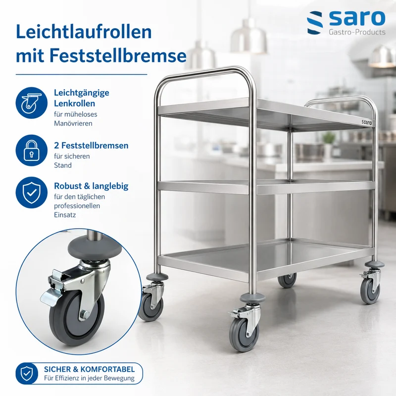 Saro Transportwagen / Servierwagen Modell BASTIAN