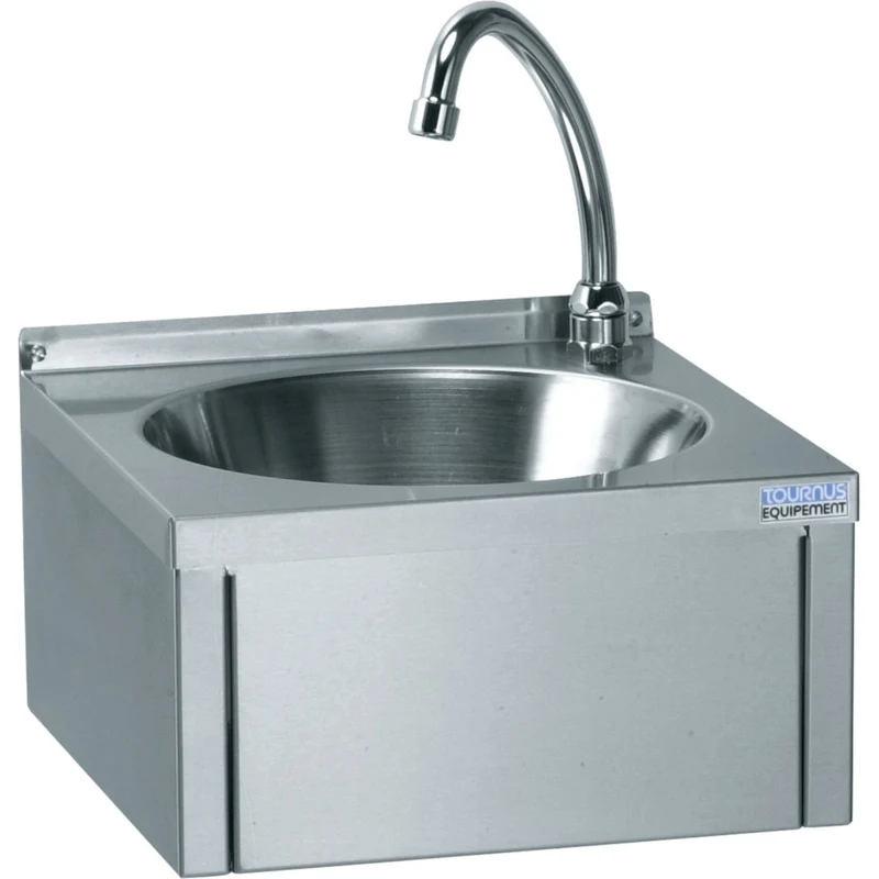 Tournus Equipment Handwaschbecken aus rostfreiem Edelstahl ohne Rückwand