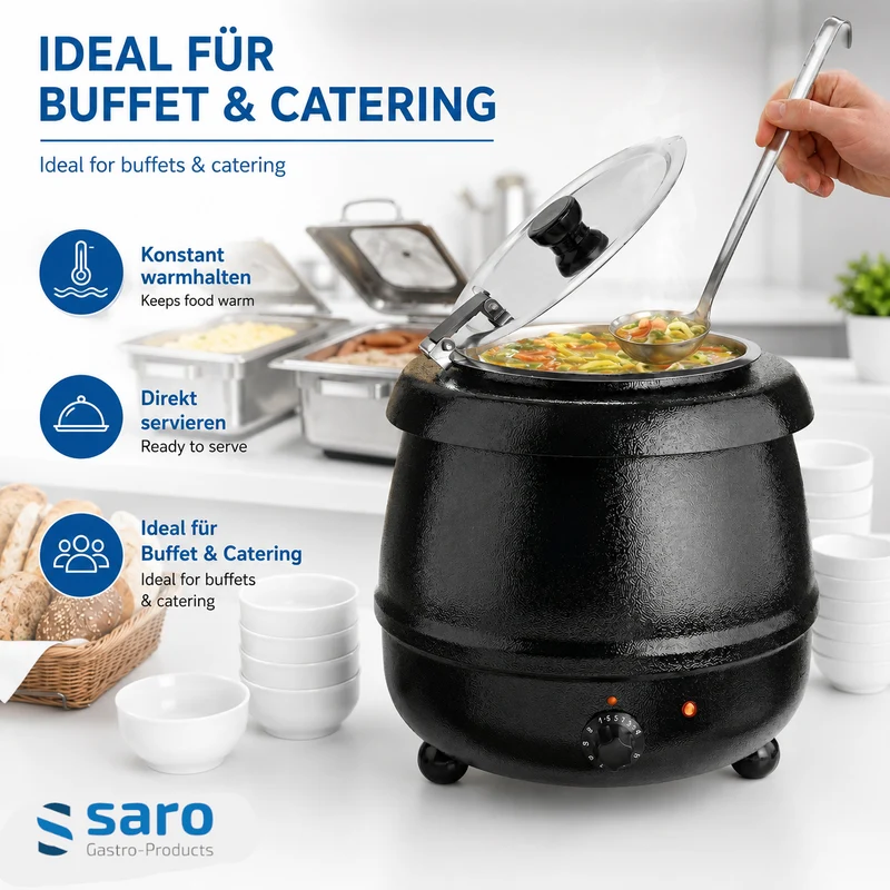 Saro Suppen- und Thekenkessel Modell SKZ-12