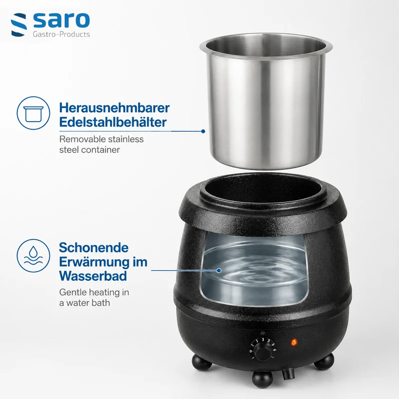 Saro Suppen- und Thekenkessel Modell SKZ-12