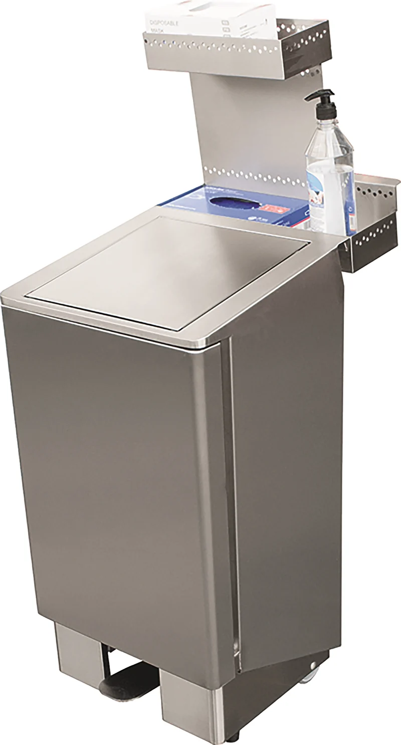 Saro Edelstahlmülleimer 90 Liter, Modell Jupiter