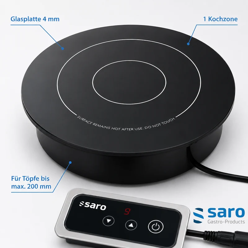 Saro Einbau-Induktionsplatte Modell EVA
