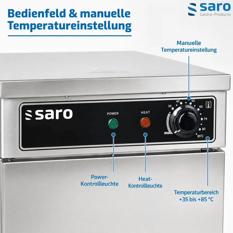 Saro Tellerwärmeschrank Modell TW 60