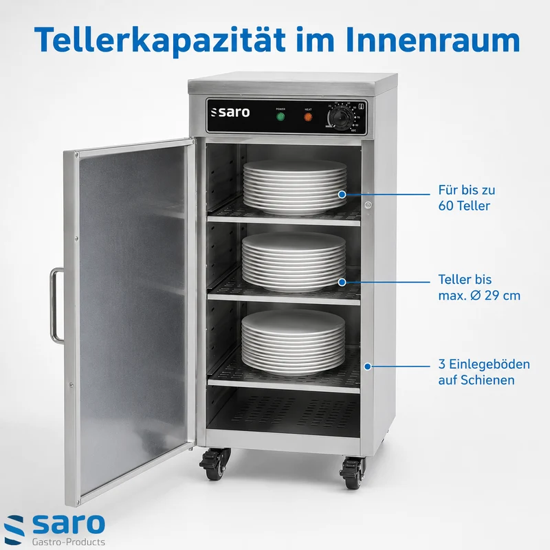 Saro Tellerwärmeschrank Modell TW 60