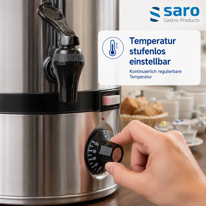Saro Glühweinkocher / Heißwasserspender Modell HOT DRINK MAXI