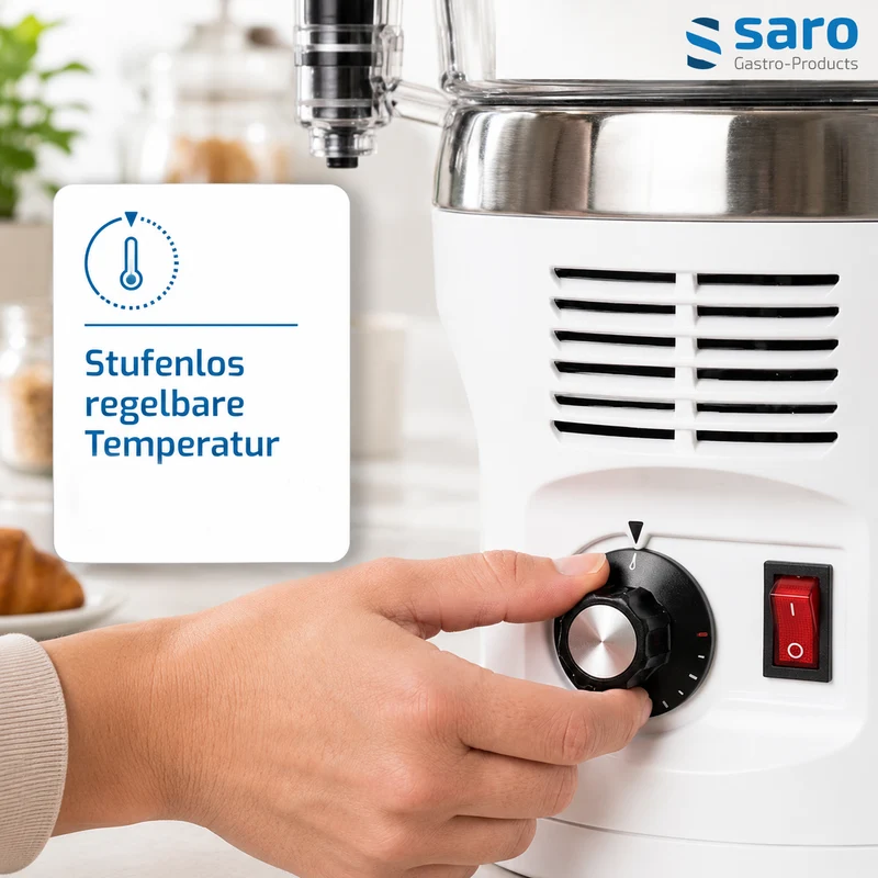 Saro Kakaodispenser Modell NINA weiß