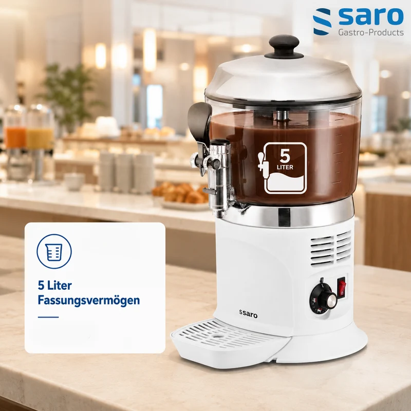 Saro Kakaodispenser Modell NINA weiß