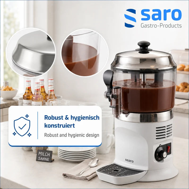 Saro Kakaodispenser Modell NINA weiß