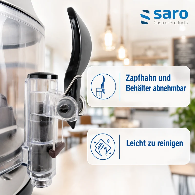 Saro Kakaodispenser Modell NINA weiß