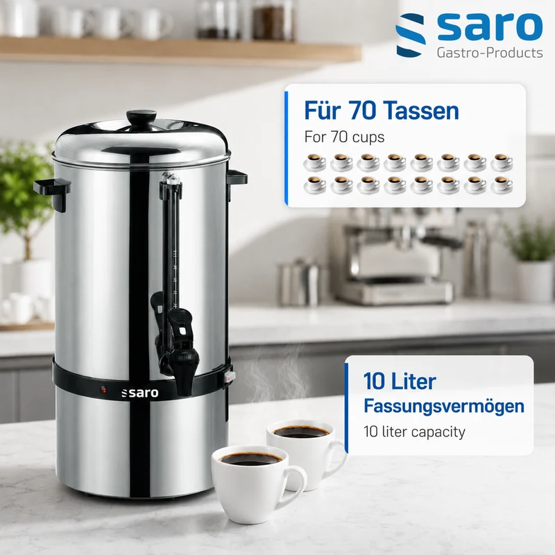 Saro Kaffeemaschine mit Rundfilter Modell MICA 6010