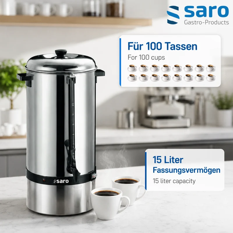 Saro Kaffeemaschine mit Rundfilter Modell MICA 6015