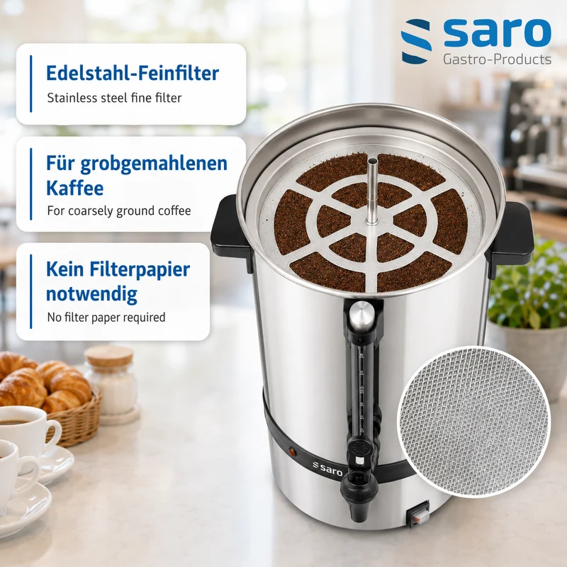 Saro Kaffeemaschine mit Rundfilter Modell MICA 6015