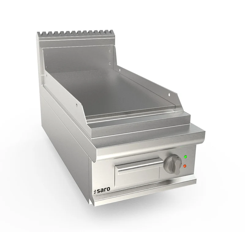 Saro Elektrogriddleplatte 400 mm breit Tisch glatt Modell LQ / FTE2BBLK