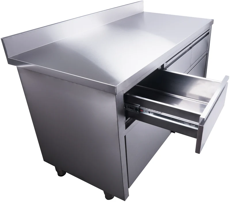Saro Schiebetürenschrank mit 3 Schubladen und Aufkantung, 1400X700mm