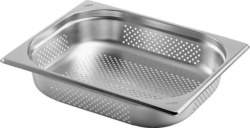 Saro TOP LINE GN-Behälter 1/2 GN perforiert T 65mm