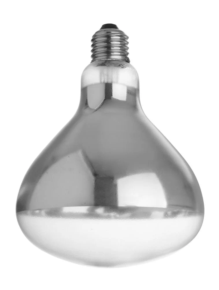 HENDI Infrarot-Wärmelampe – Weiß – 230 V / 250 W – Ø 125 × H 170 mm