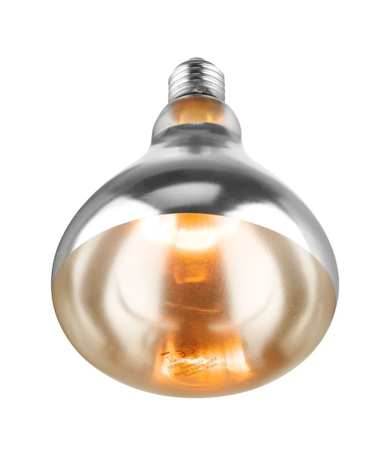 HENDI Infrarot-Wärmelampe – Weiß – 230 V / 250 W – Ø 125 × H 170 mm