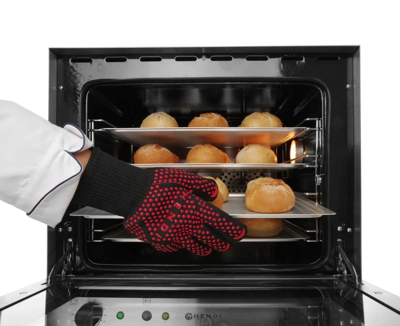 HENDI Grillhandschuhe hitzebeständig – 300 mm – 2 Stück